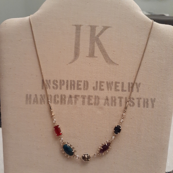 Kendra Scott gold multiple stone necklace - Picture 2 of 4